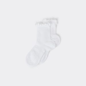 Girls’ Ribbed Short Socks