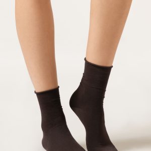 Non-Elastic Cotton Ankle Socks