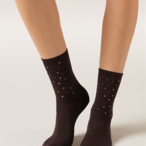 Studded Short Socks