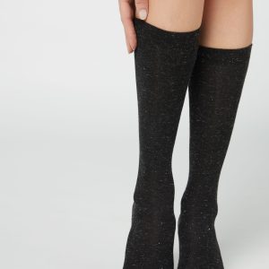 Glitter Hold-Ups with Cashmere