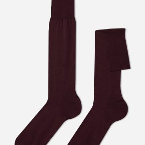 Men’s Lisle Thread Long Socks